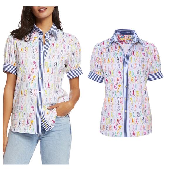 Robert Graham Short Sleeve Shirt - Picture 1 of 8